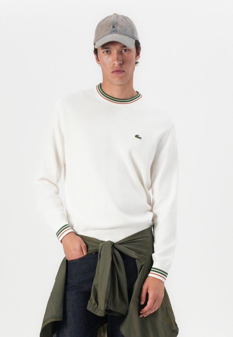 Lacoste Pullover flour/green/blanc