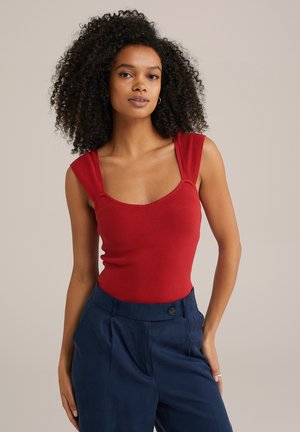 WE Fashion Top - bright red