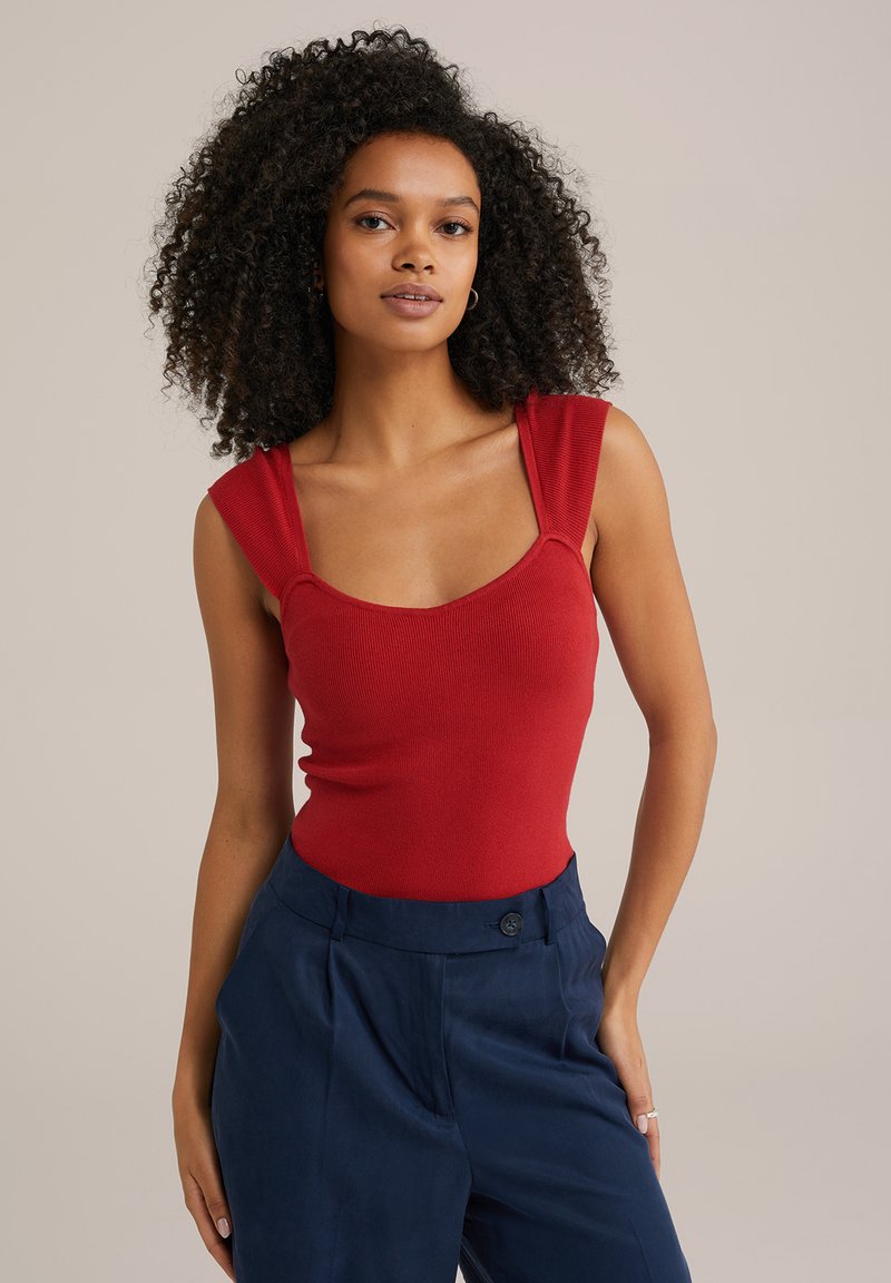 WE Fashion Top - bright red
