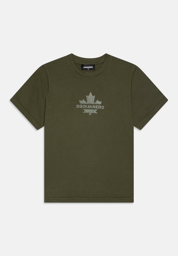 SLOUCH FIT - Print T-shirt - military olive