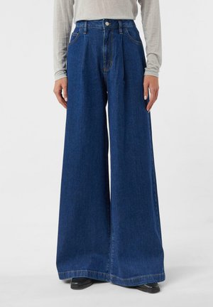 Wide Leg - blau