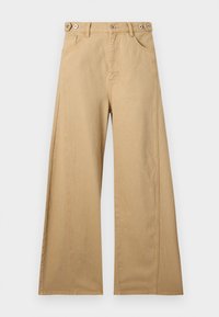 UNISEX - Blugi loose fit - beige