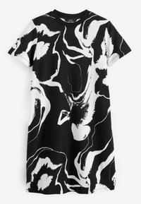 Next REGULAR FIT - Trikotaažkleit - black animal