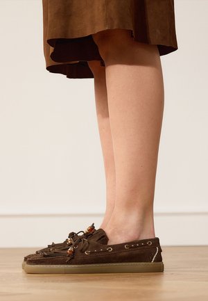 Manfield, Bootschoenen - braun
