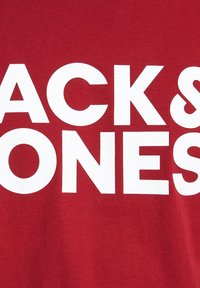 Jack & Jones ECORP LOGO SS O-NECK NOOS - T-shirts basic - rio red