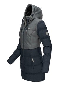Ragwear ASHANI BLOCK INTL - Parka - dark blue/grey