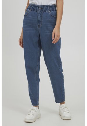 OXANN - Liibuvad teksad - mid blue denim