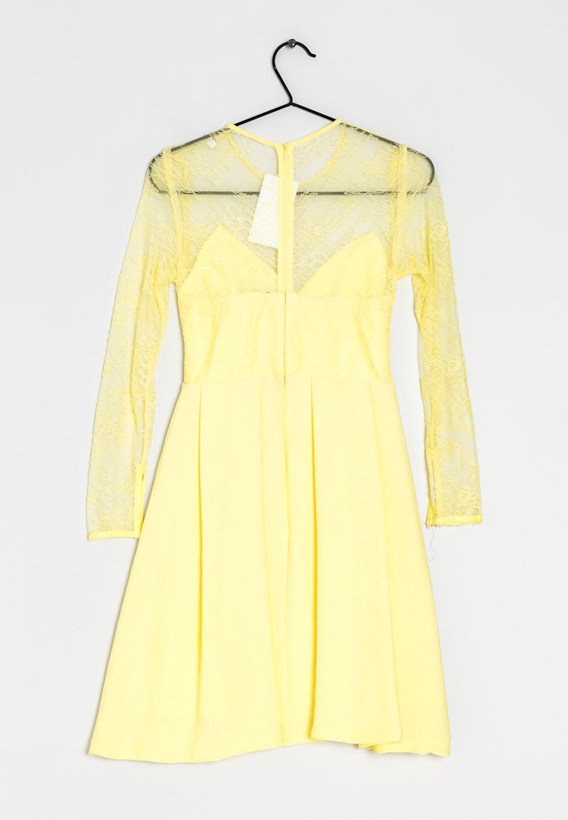 sandro Cocktail dress / Party dress - yellow - (Pre-owned) - Zalando