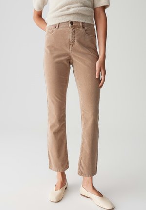 ANKLE KICK LEICHT AUSGESTELLTES  - Broek - golden oak