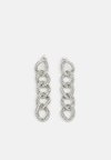 PAVE LINK LINEAR - Earrings - silver-coloured