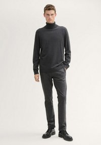 TOM TAILOR Chino - black white salt n pepper