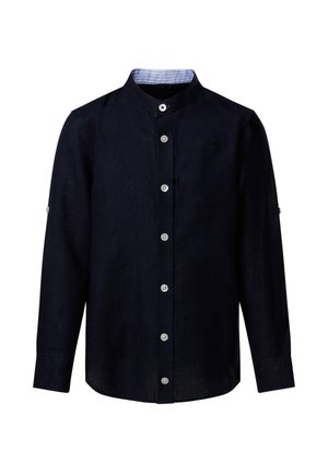 MANDARIN COLLAR - Camicia - navy blue