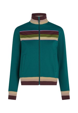 King Louie, COLORBLOCK COLJACK DAYTONA SWEAT - Zip-up sweatshirt - spruced green