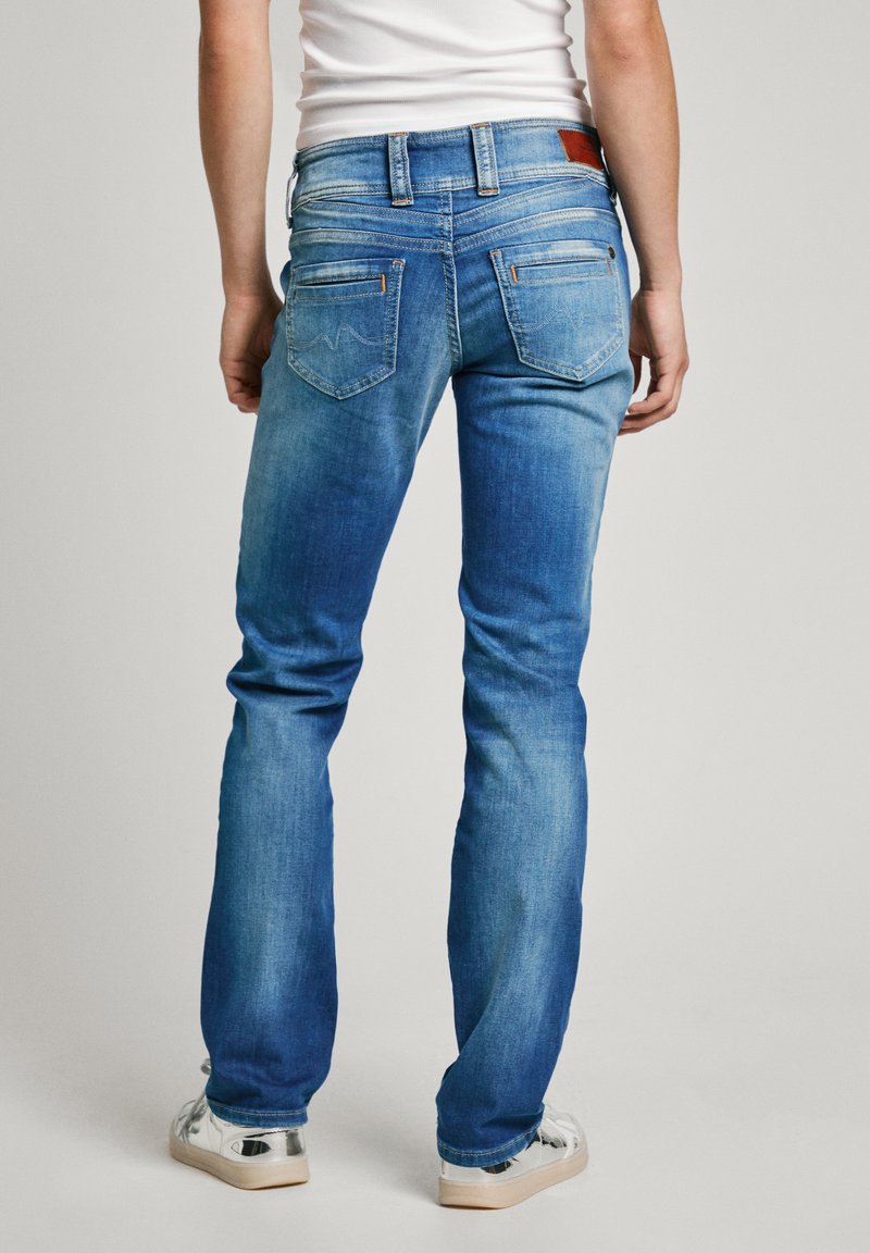 Jeans Pepe Jeans Regent Donna, Blu Denim Hg90, Taglia 26 – Vestibilità Moderna