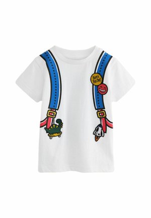 SHORT SLEEVE BACKPACK - REGULAR FIT - T-shirt imprimé - white