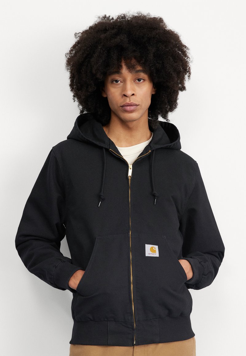 Carhartt WIP ACTIVE JACKET Bombejakke black rinsed/svart Zalando.no