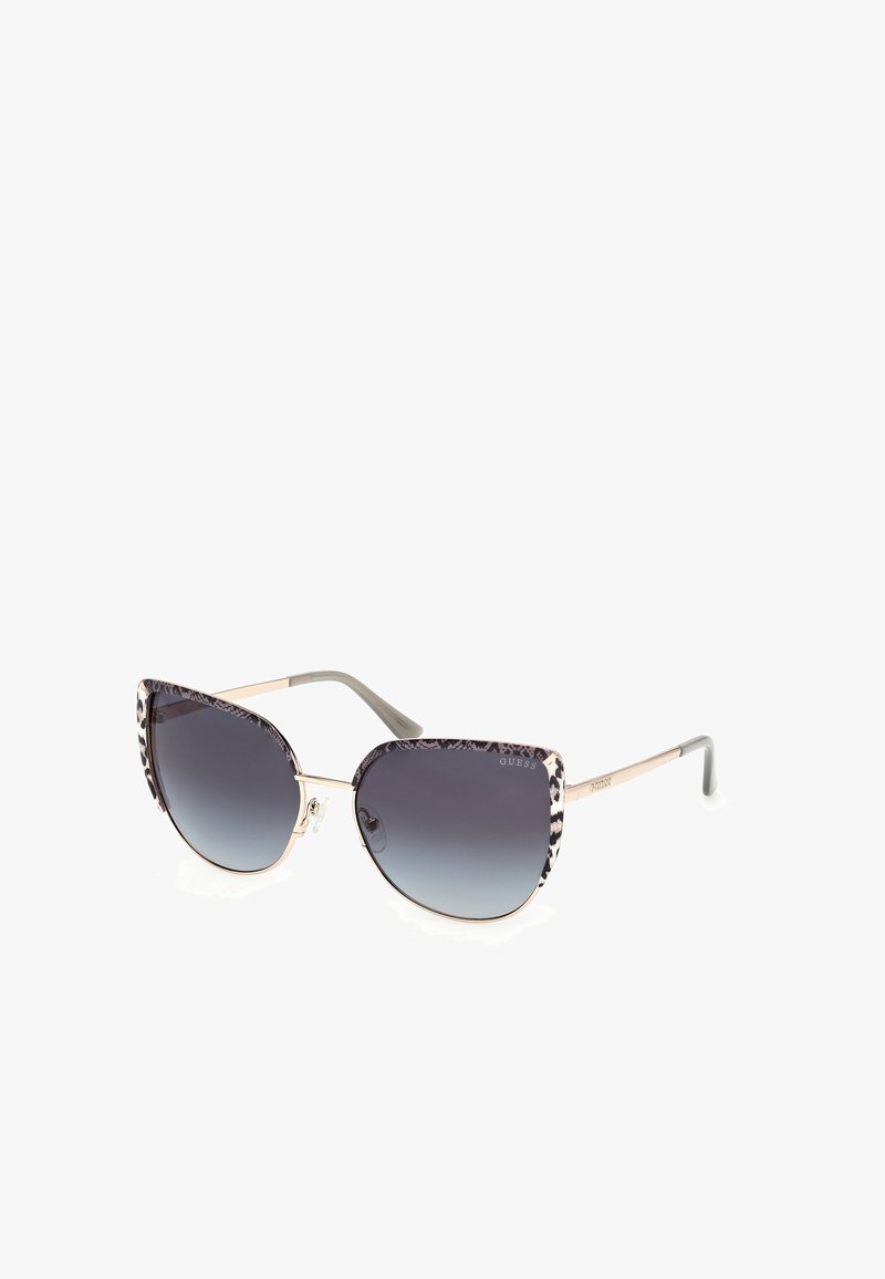 Guess Ochelari de soare - gold smoke gray
