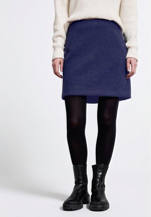 Jupe trapèze - blau