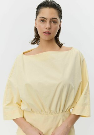 MIKKASW BOAT- NECK - Blūze - light yellow
