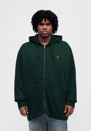 Lyle & Scott, ZIP THROUGH HOODIE - Суитшърт с цип - dark green