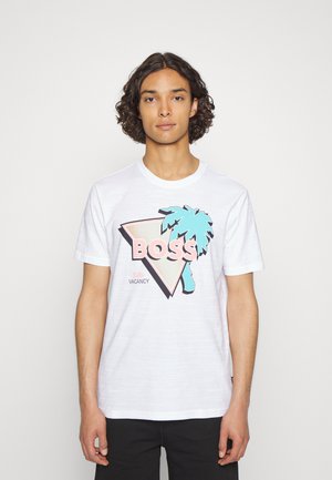 TETRUSTED - T-shirt con stampa - white
