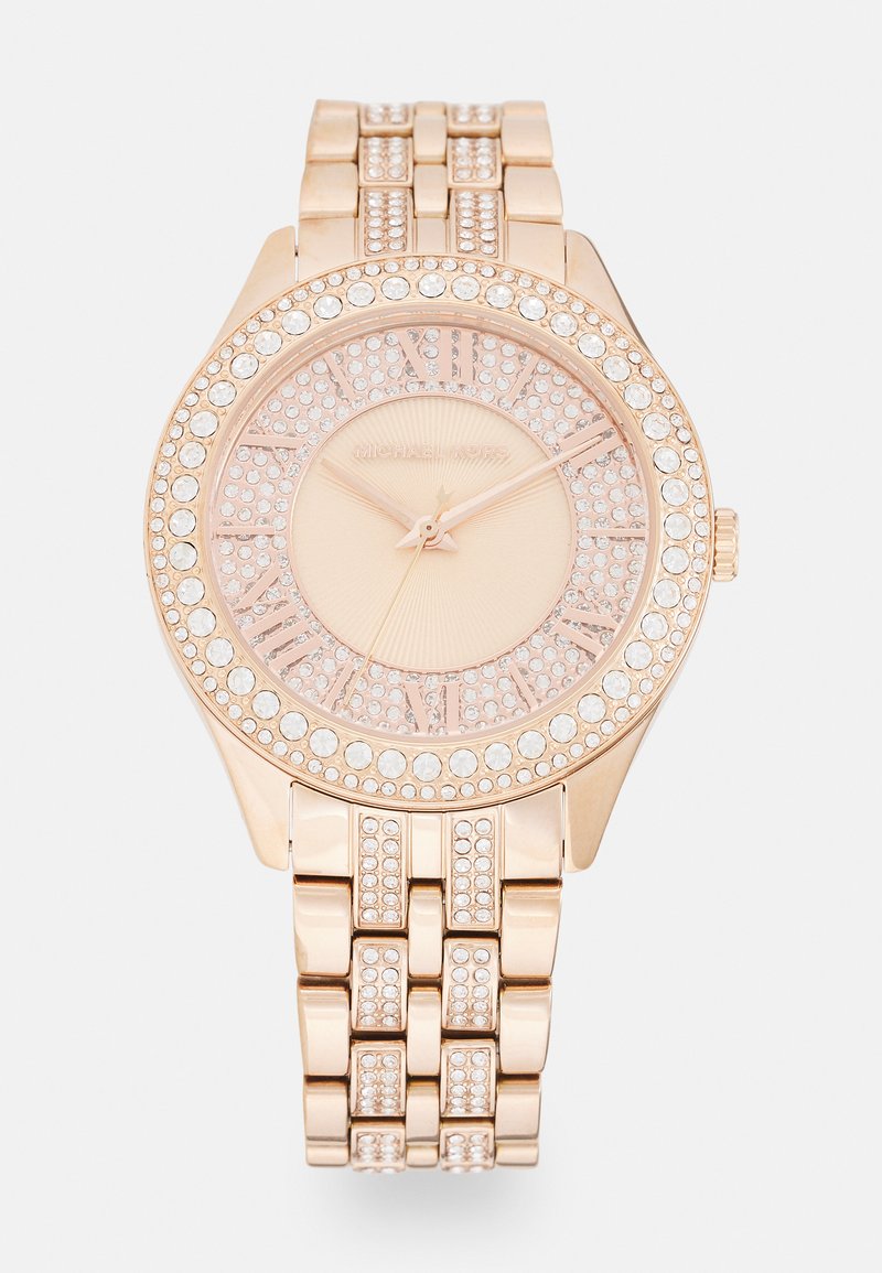 Michael Kors HARLOWE Uhr Rose Gold ros goldfarben Zalando at michael-kors-harlowe-uhr-rose-gold-ros-goldfarben-zalando-at