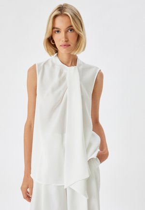 SLEEVELESS - Bluse - white