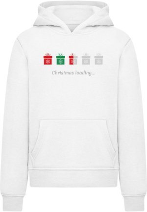 CHRISTMAS GIFTS LOADING  - Hoodie - white