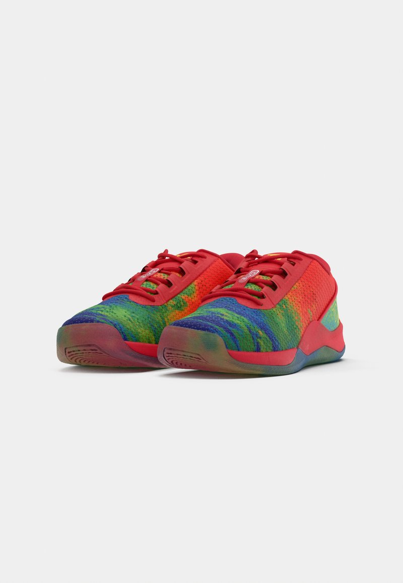 TYR Green and Yellow Athletic Sneakers with Red Accents ? Soaring Pterodactyl swats or ripping down the rim like a  main image 4