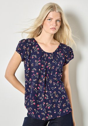 DITSY FLORAL LIGHTWEIGHT  - T-shirt print - navy