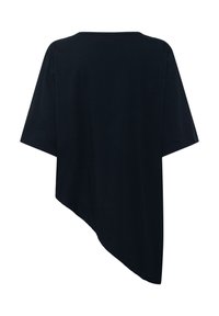 My Essential Wardrobe ASYMETRIC - T-shirt con stampa - black
