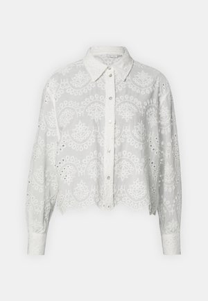 ONLY ONLVALAIS LS - Button-down blouse - cloud dancer
