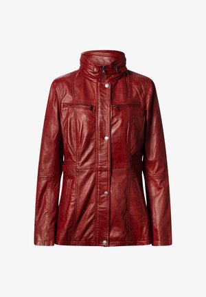 NO N4ME, Leather jacket - dunkelrot