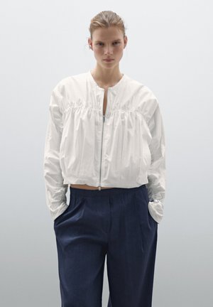 Massimo Dutti Giacca da mezza stagione - white