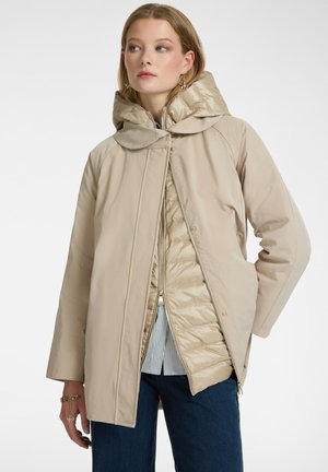 Piumino lungo - beige