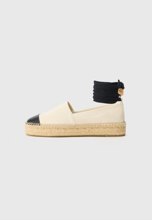 Tory Burch Espadrilles - light cream/perfect black