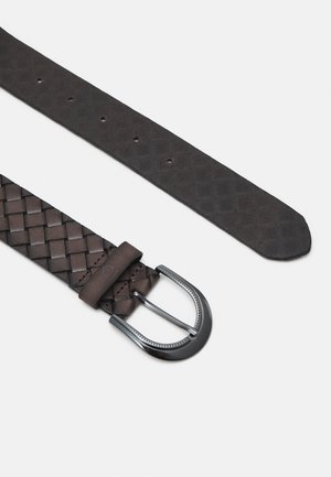 Ceinture tressée - brown