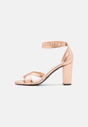 Anna Field LEATHER - Páskové sandály  - rose gold coloured