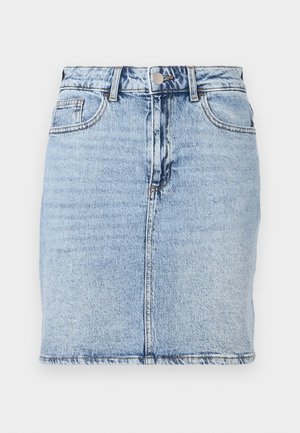 VILA VIKAJA JAF - NOOS - Džinsa auduma svārki - light blue denim