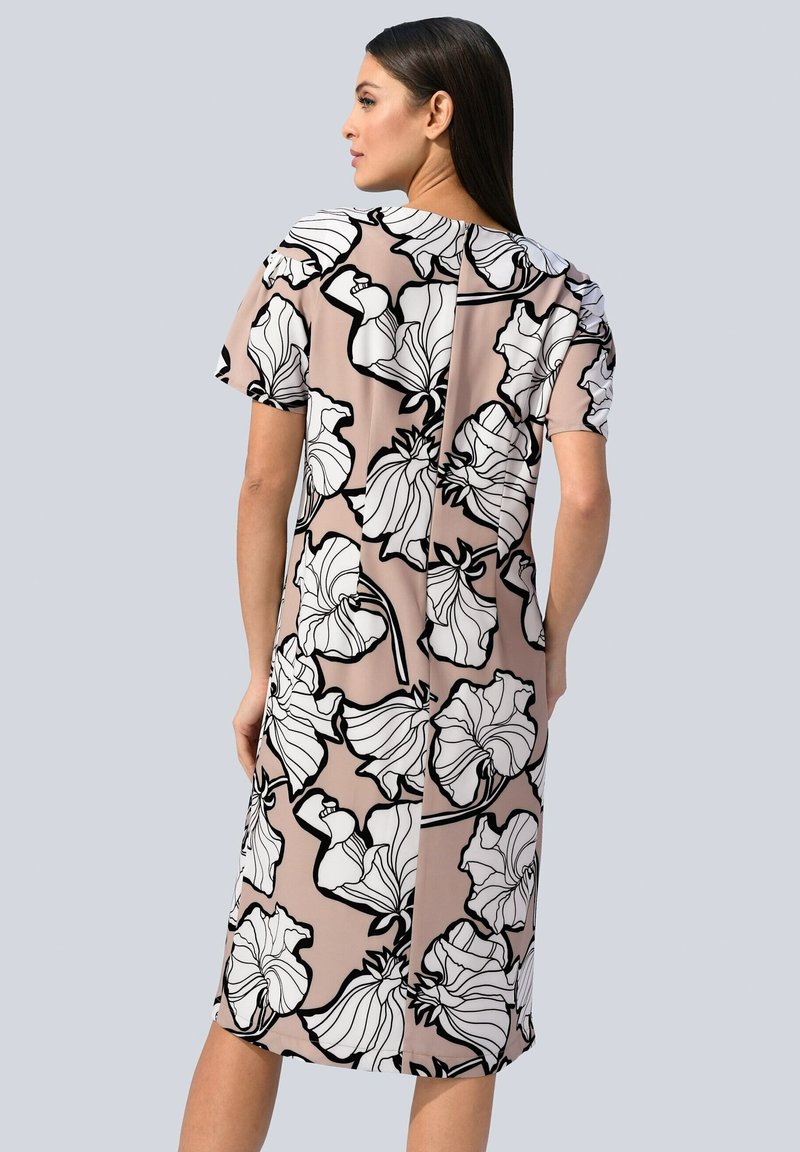 Damen Freizeitkleider | Alba Moda Freizeitkleid beige - JF09276 Damen Freizeitkleider | Alba Moda Freizeitkleid beige - JF09276