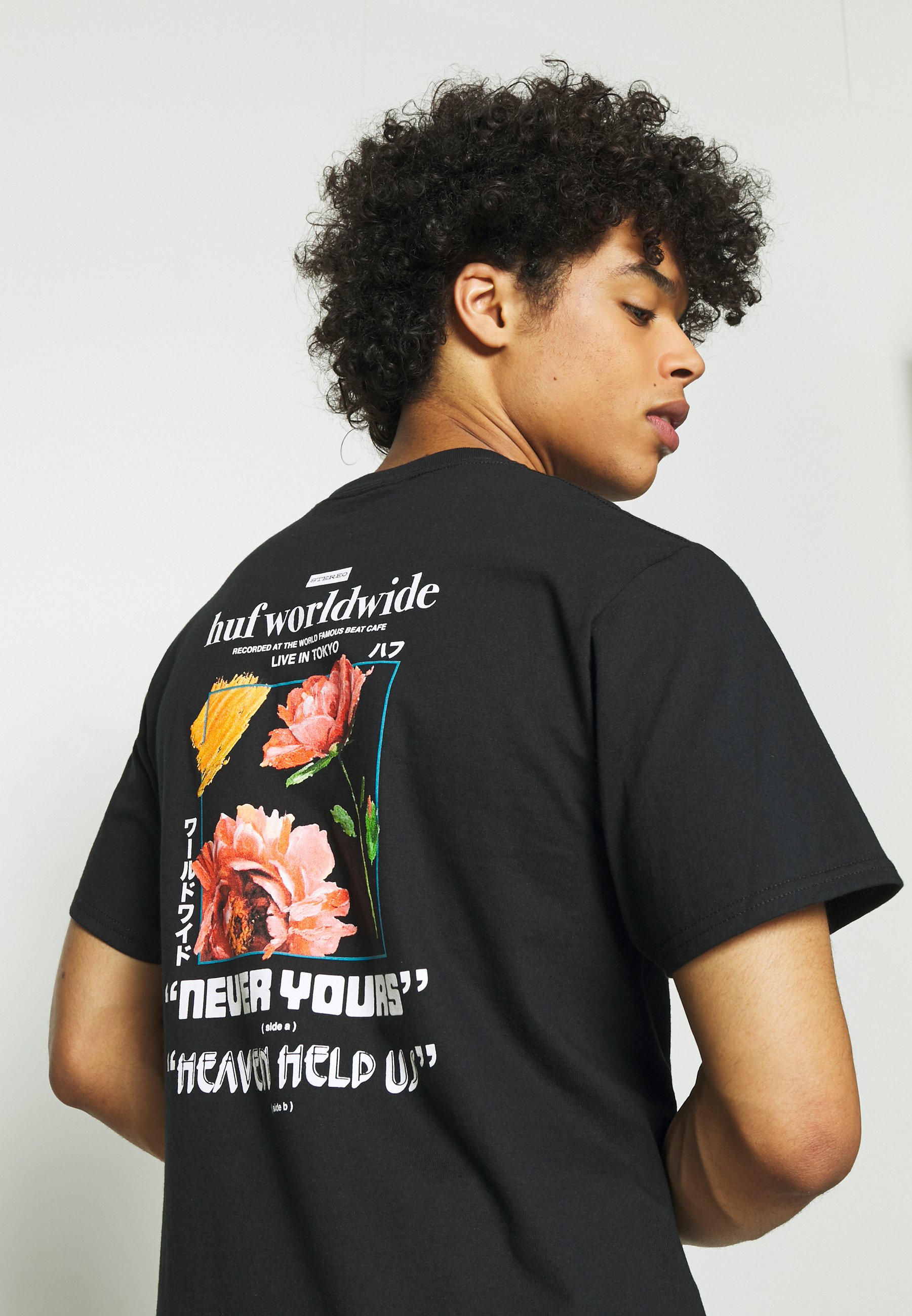 HUF NEVER YOURS TEE - T-shirt print 