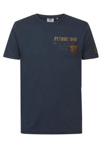 Petrol Industries LOGO - T-shirt con stampa - midnight navy