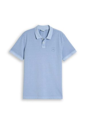 TOM TAILOR, GARMENT DYE POLO - Poloshirt - pale blue