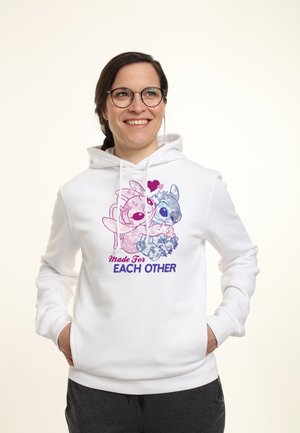 LILO & STITCH STITCH  TOGETHER - Hoodie - white