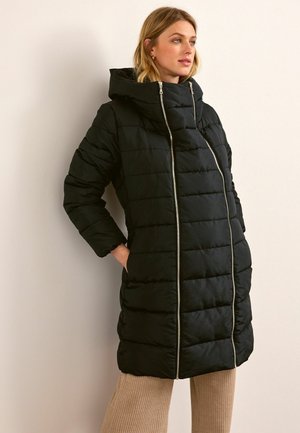 WITH ZIP-OUT PANEL - Winter coat - black