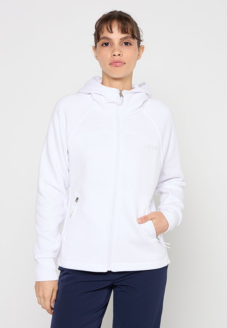 DKNY Sport Sweater met rits wit DKNY Sport Sweater met rits wit