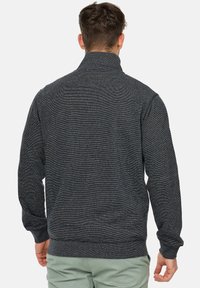 INDICODE JEANS YANIC - Felpa con zip - black