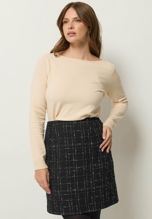 M&Co, WOMEN'S MIDI SKIRTS - A-line skirt - black