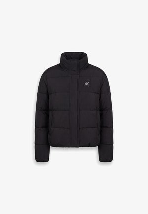 Calvin Klein Jeans, MATTE SHORT PUFFER - Χειμωνιάτικο μπουφάν - black