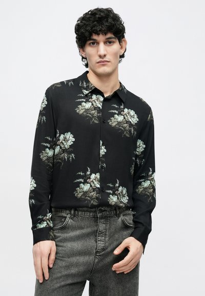 The Kooples CHEMISE - Ing - black/green/white